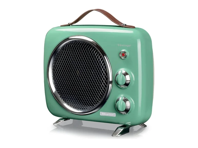 Ariete 0808/04 värmefläkt i grön retrodesign, 2 000 W