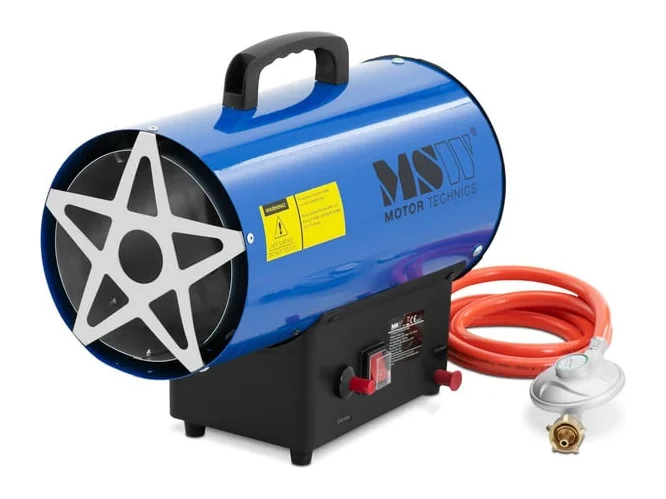 MSW gasolvärmare 15 kW med handtag och stålhölje