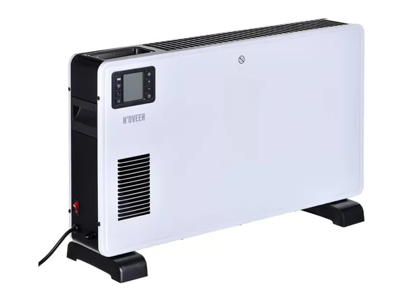 N'oveen CH9099 konvektorvärmare 2300 W, vit och svart, golvstående