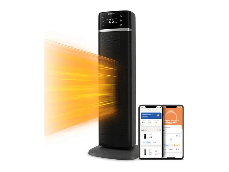 Philips Series 5000 CX5120/11 keramisk tornvärmefläkt i mörkgrått